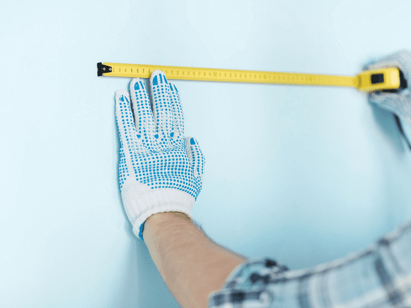 prendere misure parete