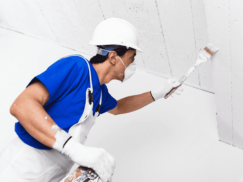 scala pitturare soffitto