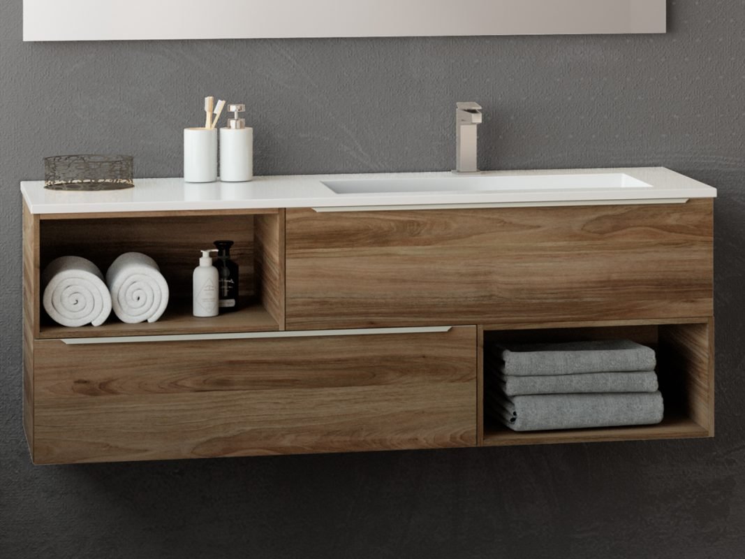 mobile bagno trendy composizione 7 specchiata base zoom