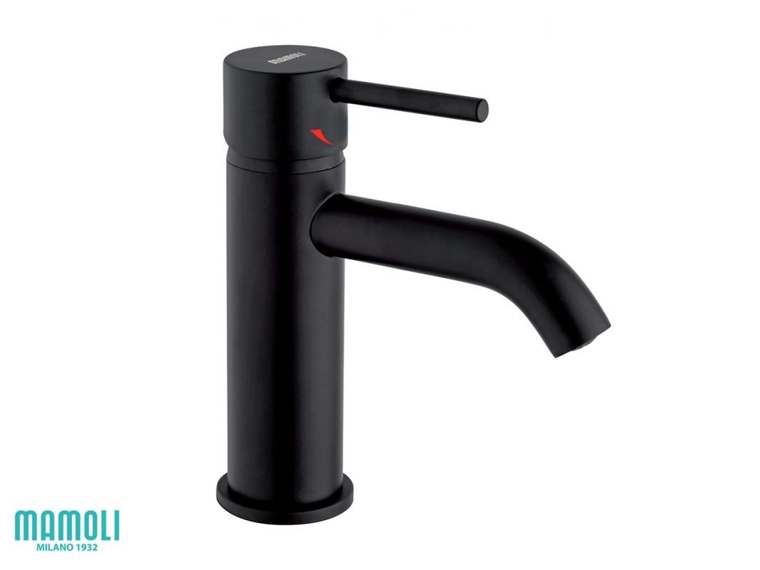 miscelatore per lavabo pico monocomando nero opaco v2 zoom