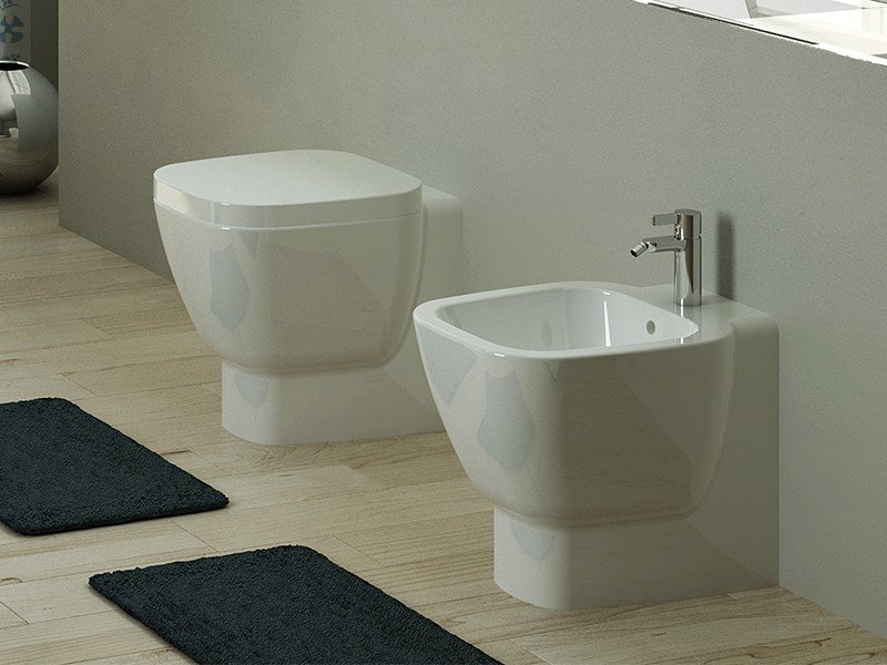 sanitari oslo bidet a terra ambientazione zoom