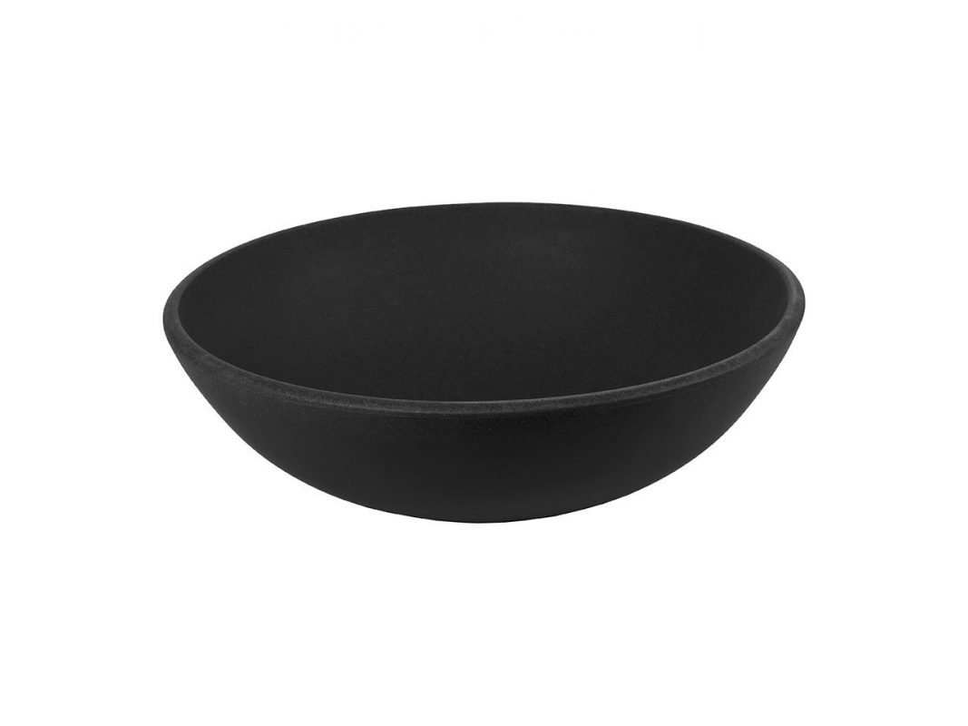 lavabo semisfera nero zoom