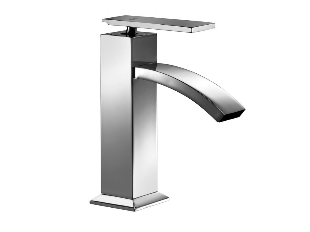 miscelatore lavabo misquare con scarico monocomando cromo zoom