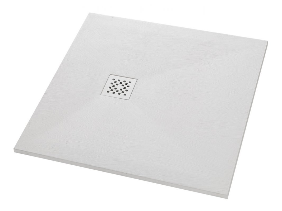 piatto doccia mashup quadrato h2 5 resina bianco opaco zoom