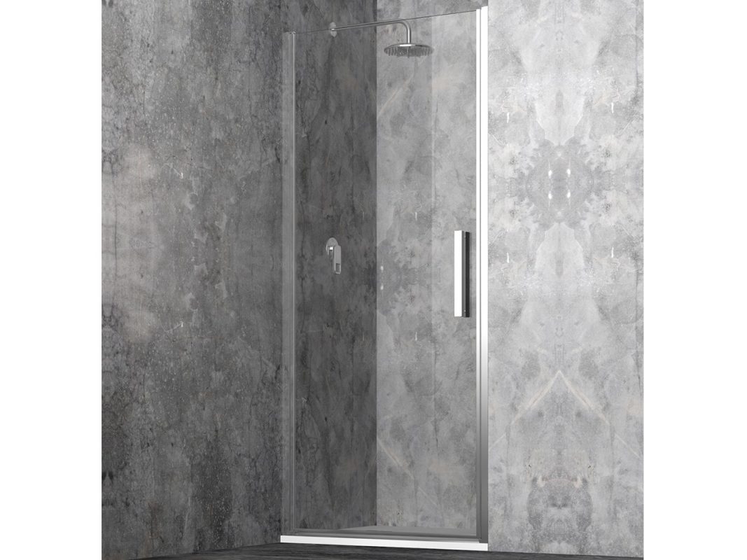 porta doccia battente kromia sinistra cromo lucido zoom