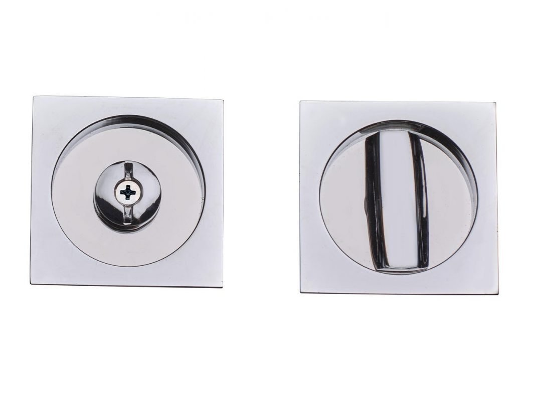 maniglia slide square cromo lucido minimale zoom