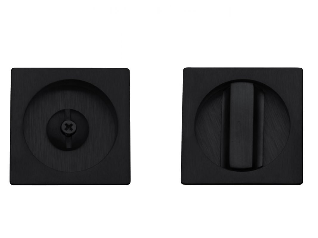 maniglia slide square nero opaco minimale zoom