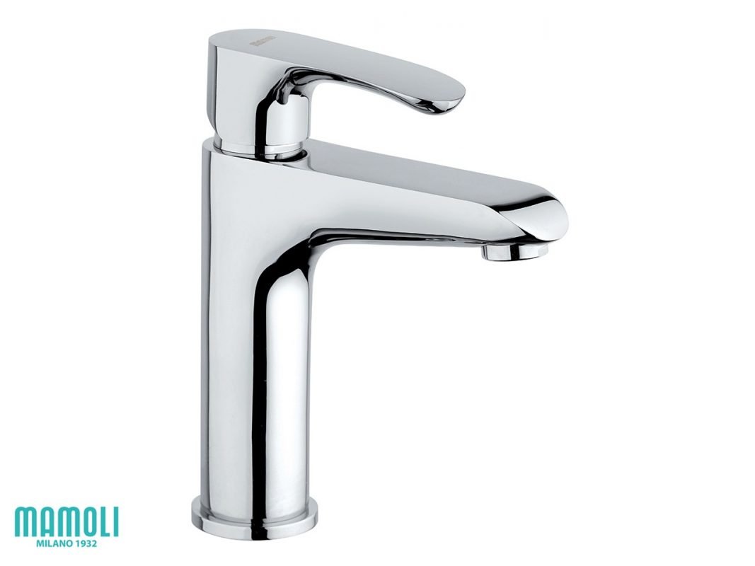 miscelatore per lavabo con scarico smile monocomando cromo zoom