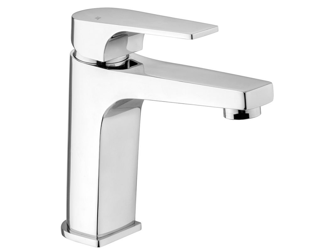 miscelatore per lavabo senza scarico cromo ura risparmio idrico v3 nb zoom