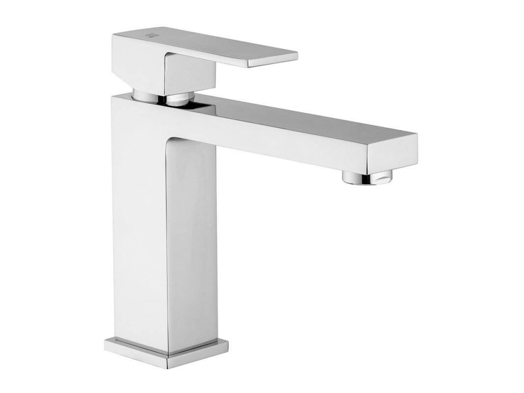 miscelatore per lavabo senza scarico cromo krono risparmio idrico v3 nb zoom