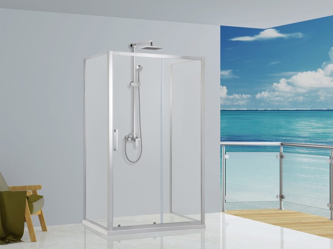 neptum box doccia 1 lato scorrevole 2 fissi zoom