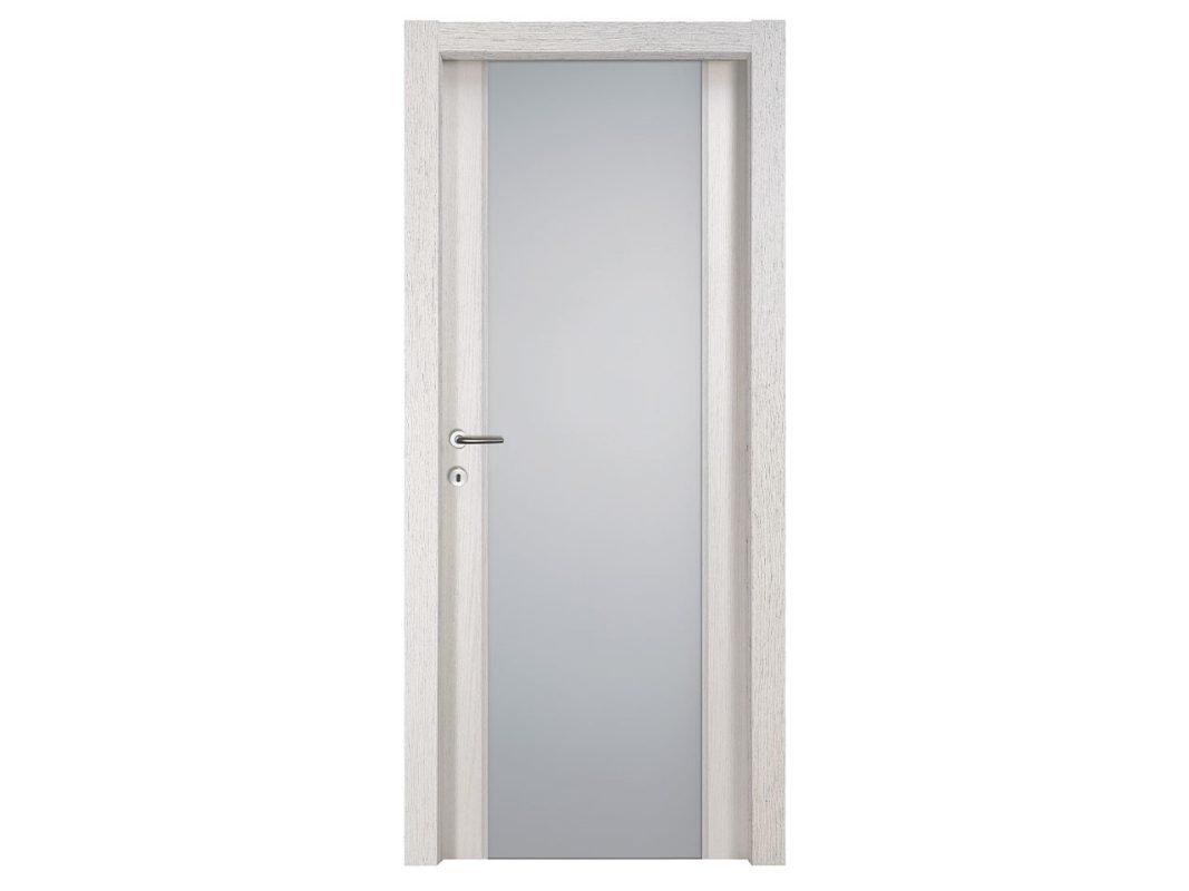 performance battente frassino bianco vetro grande minimale zoom