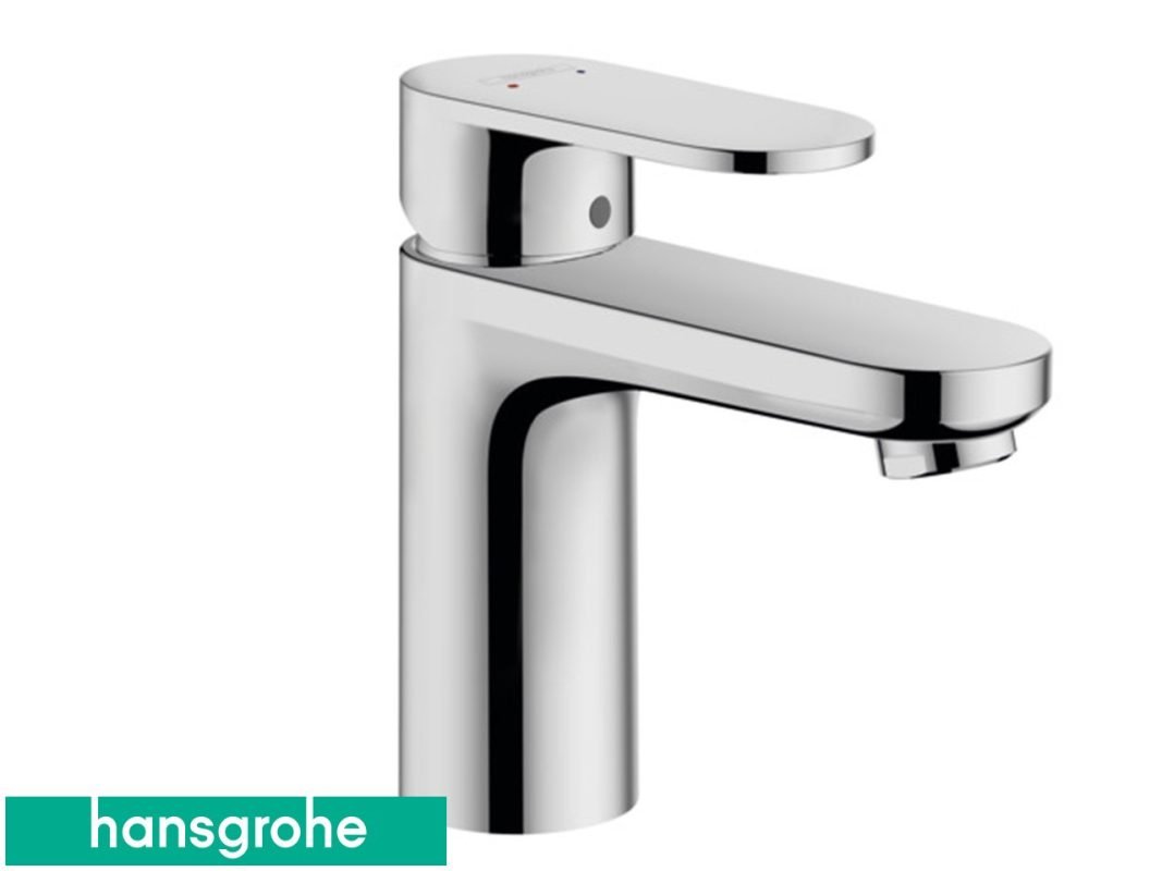 miscelatore per lavabo hansgrohe vernis blend 100 monocomando cromo a risparmio idrico 67854 nb zoom