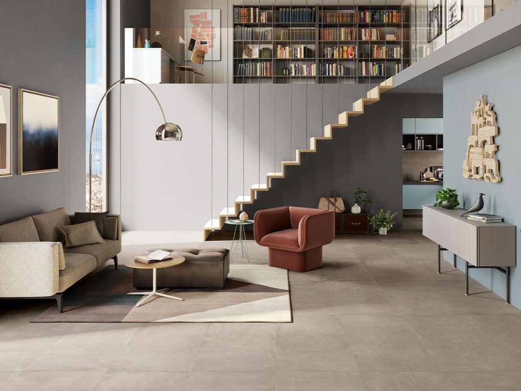 piastrella metropolitan mud 60x120 ambientazione zoom