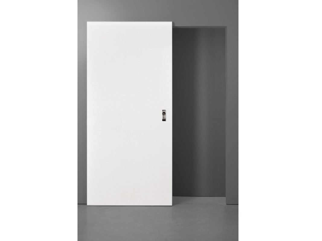 INTERIOR Scorrevole Ghost Esterno laccato bianco