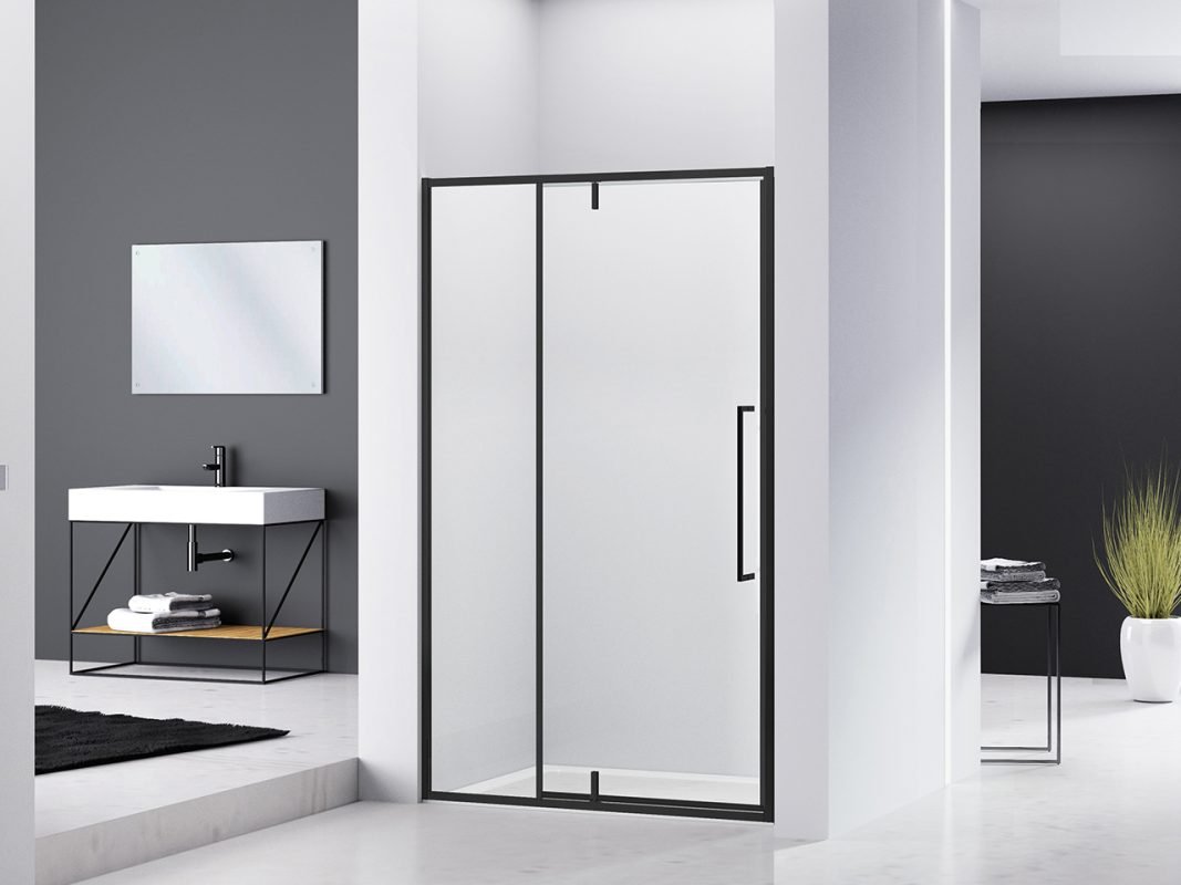 feng shui porta battente 120 140 nero opaco zoom