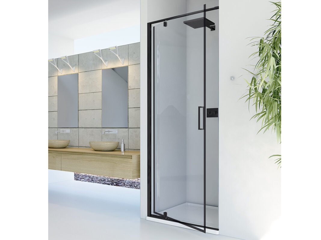 dado porta girevole nicchia nero opaco sinistro zoom